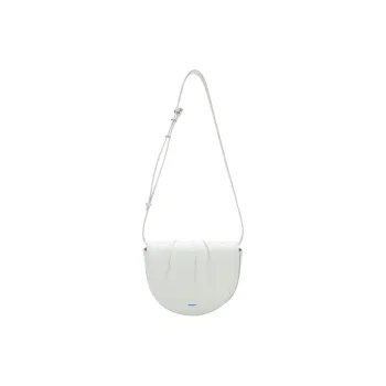 ADER ERROR Cow Leather Saddle Bag, Crossbody Bag, Shoulder Bag Regular Women's Ivory White