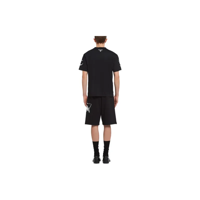 PRADA T Shirts Men Black-2