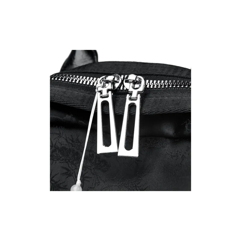 Fitchell Pu Backpack Women's Black/Silver-4