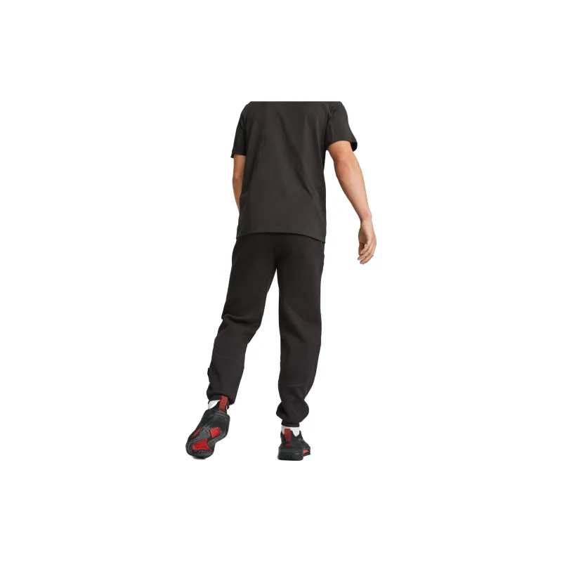 PUMA Scuderia Ferrari Knitted Sweatpants Men Black-4