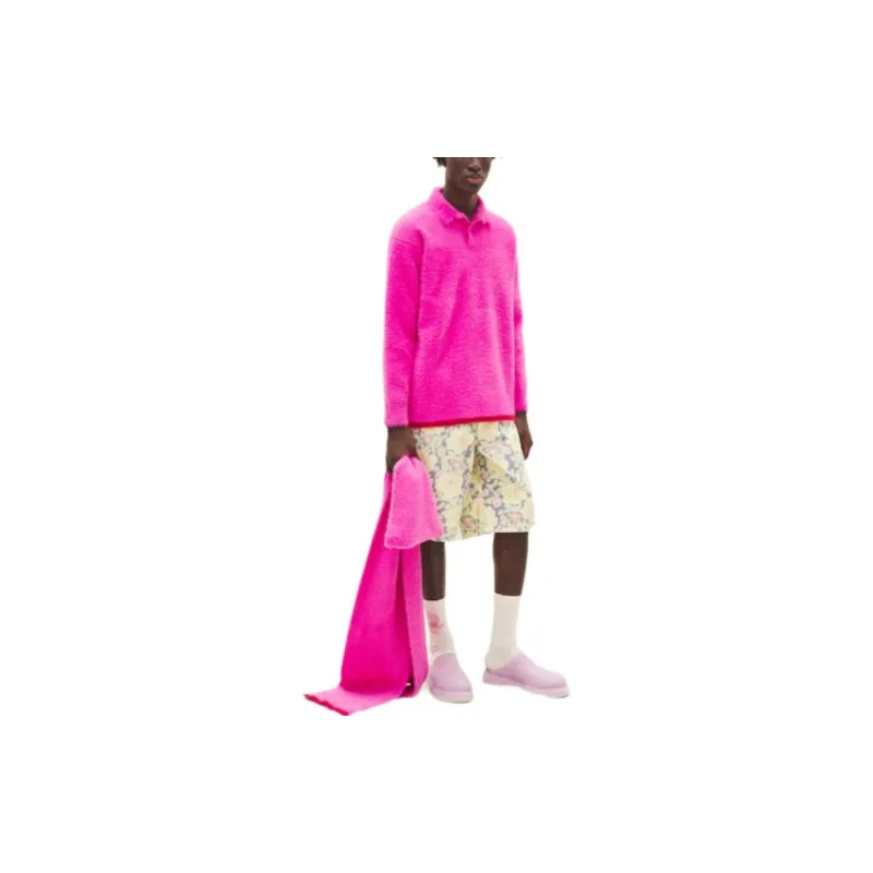 Jacquemus Le Polo Neve Fluffy Longsleeve Polo-3