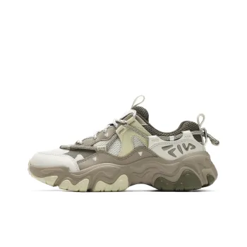 FILA Cat Paw 5th Generation Slip-Resistant Coverage Low-Top Running Shoes Women's White Gray Brown