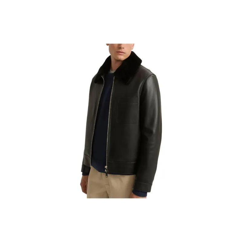 Yves Salomon Shearling collar Jacket-1