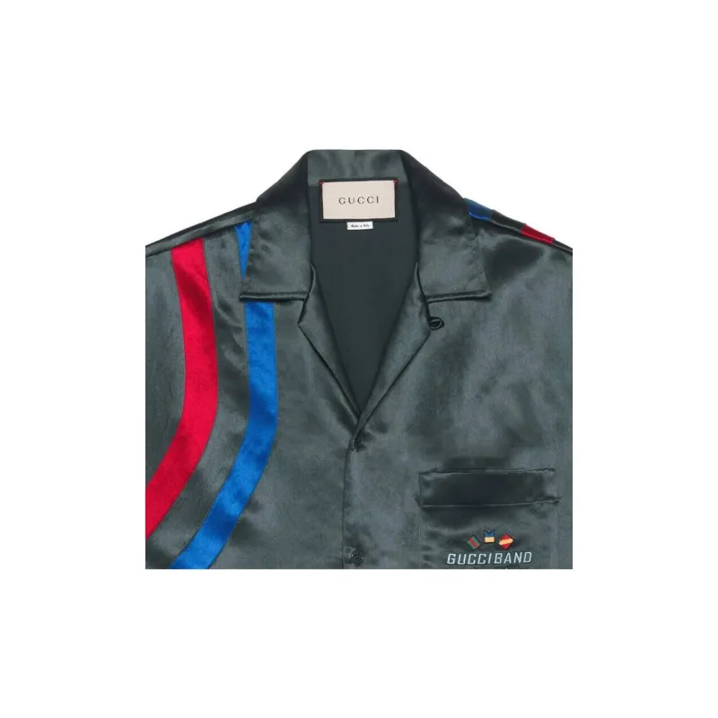 GUCCI SS23 Shirt Men's Dark Gray-4