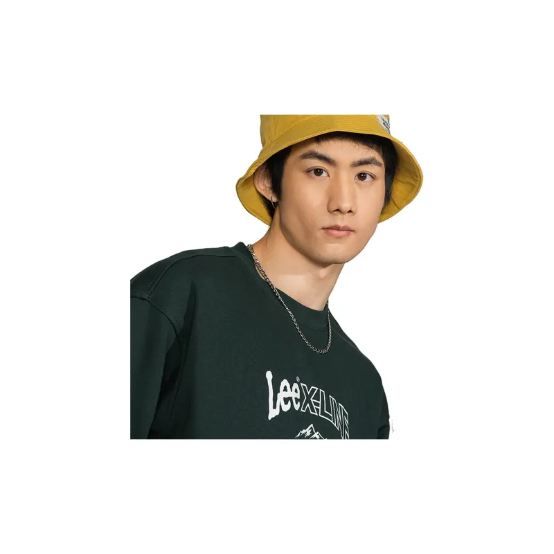 Lee Sweatshirts Unisex Pine Green-6