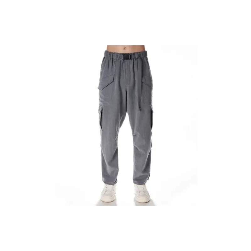 Y 3 Belted Cargo Trousers-2