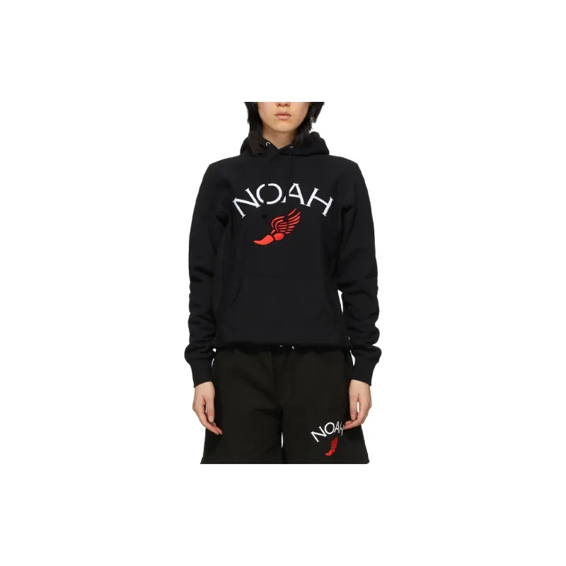 NOAH Winged Foot Embroidered Hoodie-2