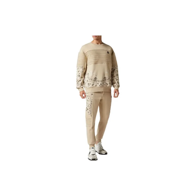 PHILIPP PLEIN FW23 Sweatshirt Men's Beige-1