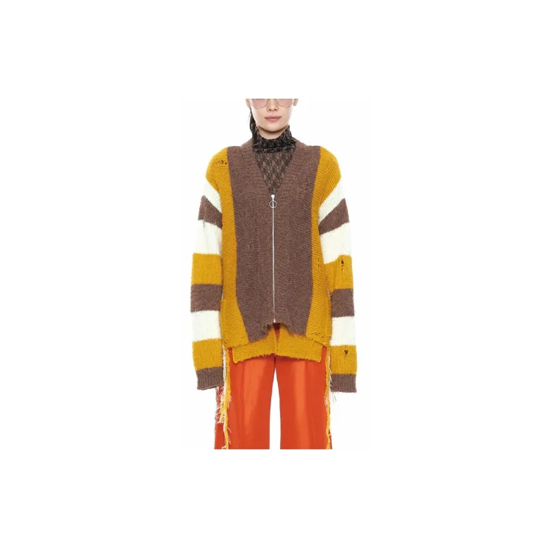 Doublet FW21 Knitwear Unisex Brown-3