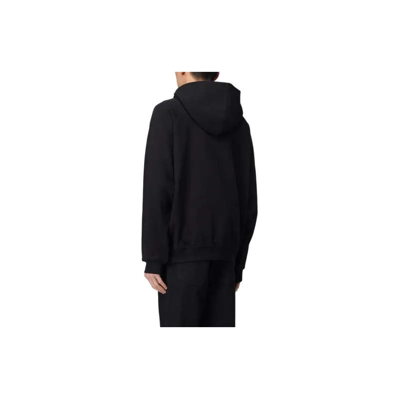 Just Cavalli Flocked logo Cotton Hoodie-2