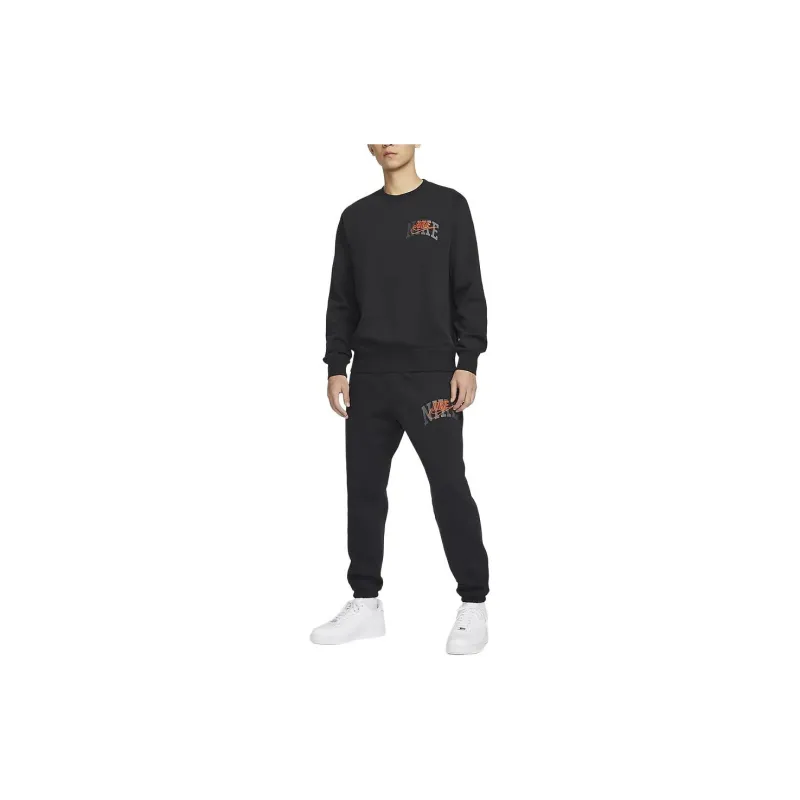 Nike Club Fleece Sweatshirt Men's Black-4