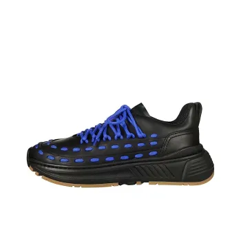 Bottega Veneta Low Top Casual Shoes Men's Blue Black