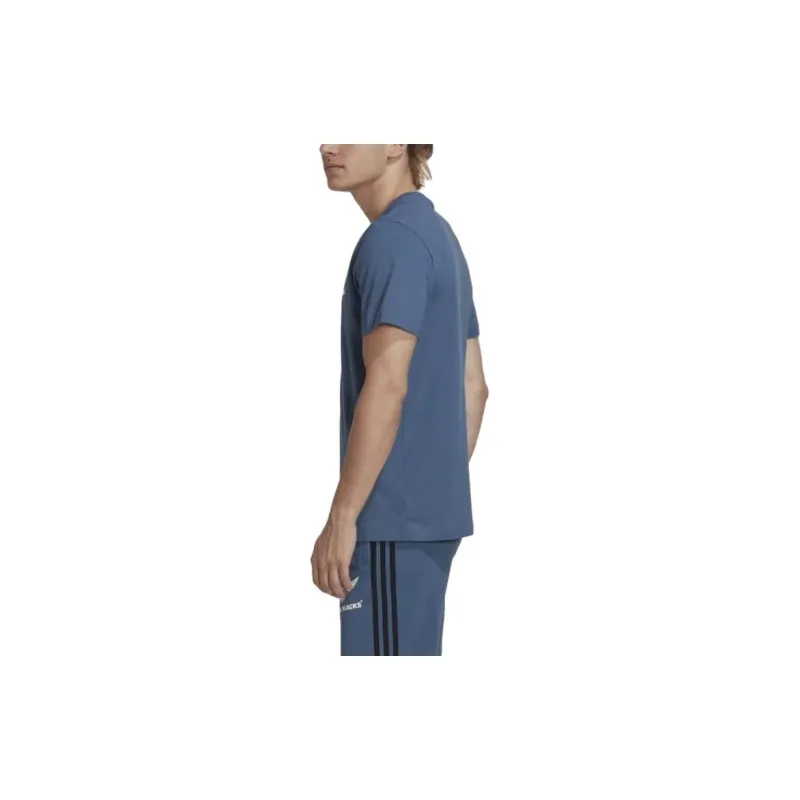 Adidas Marathon 20 All Blacks Rugby Cotton T-Shirt T-Shirt Men's Miracle Steel-4