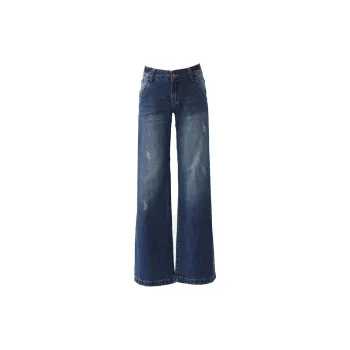 Fashion Classic Jeans Women's Deep Dark Blue