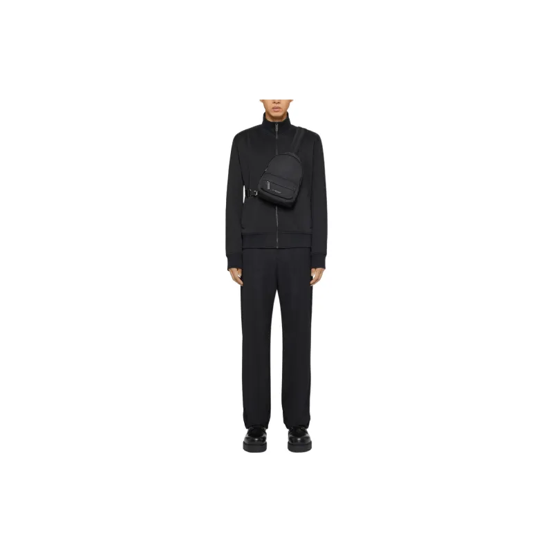 GIVENCHY Tracksuit Jacket With Rhinestones Jackets Coats Men's Black-2