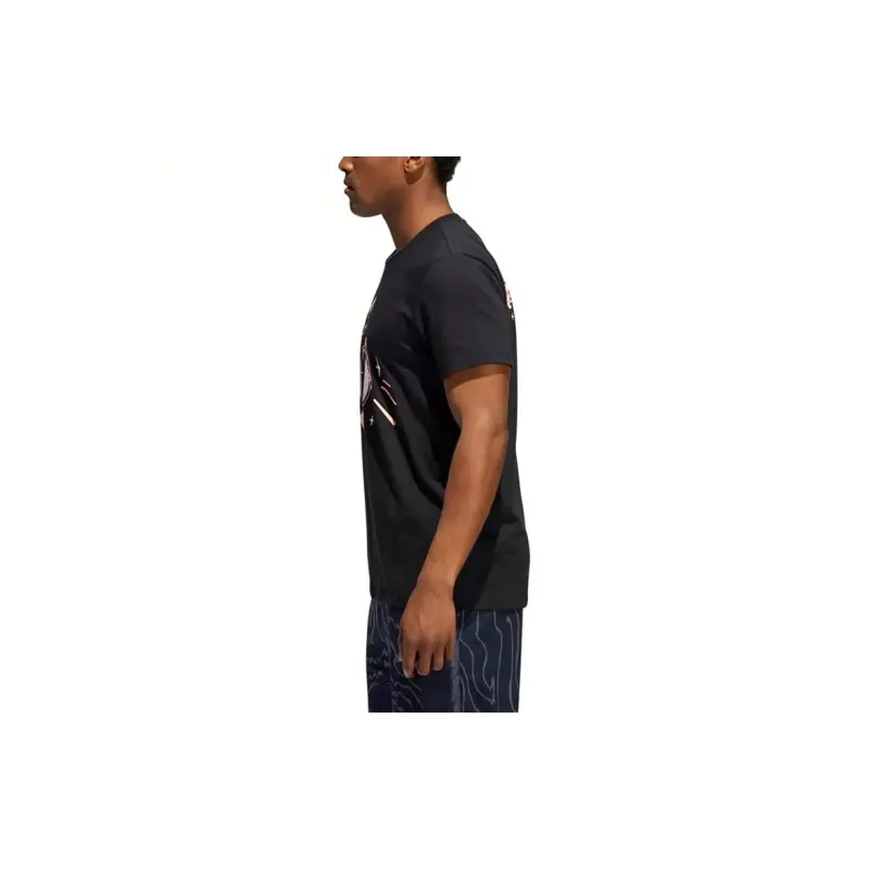 Adidas T Shirts Men Black-4