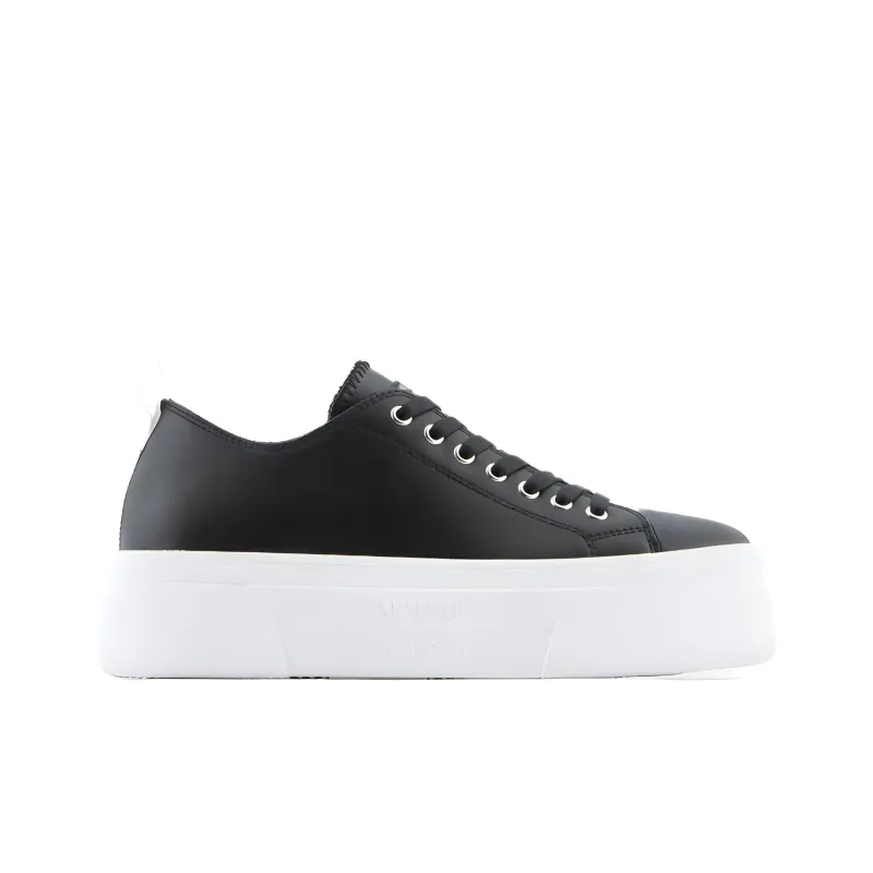 ARMANI EXCHANGE Logo-print Platform Sneakers-1