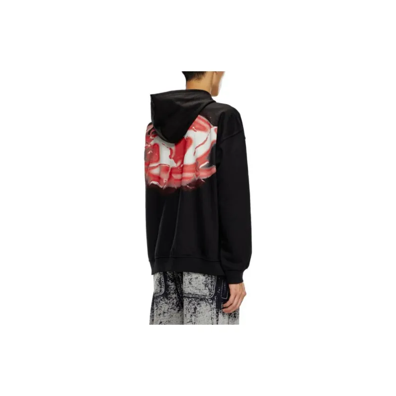 DIESEL S Boxt Hood K3 Water Effect Hoodie-3