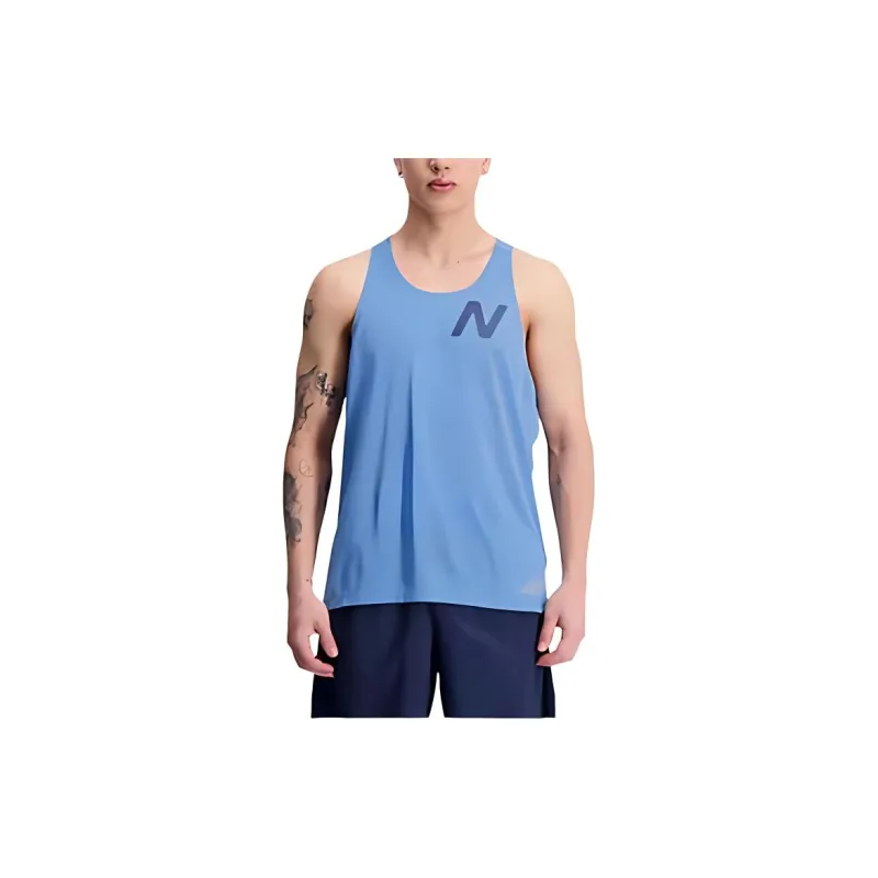 New Balance Tank Top Men's Blue-5