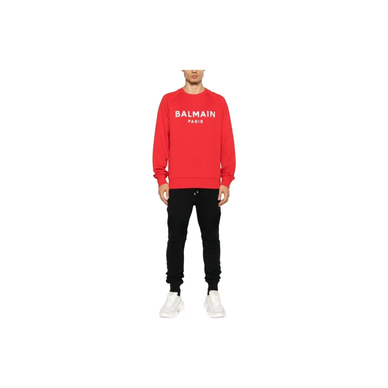BALMAIN FW23 Sweatshirt Men's Red-1