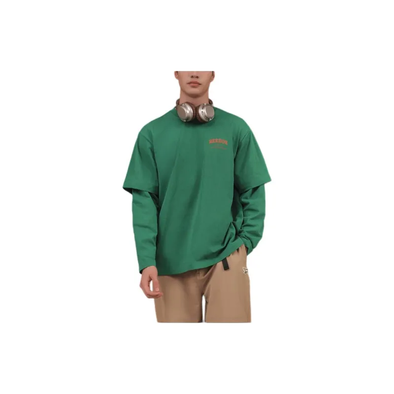 Reebok T Shirts Unisex Dark Green-1