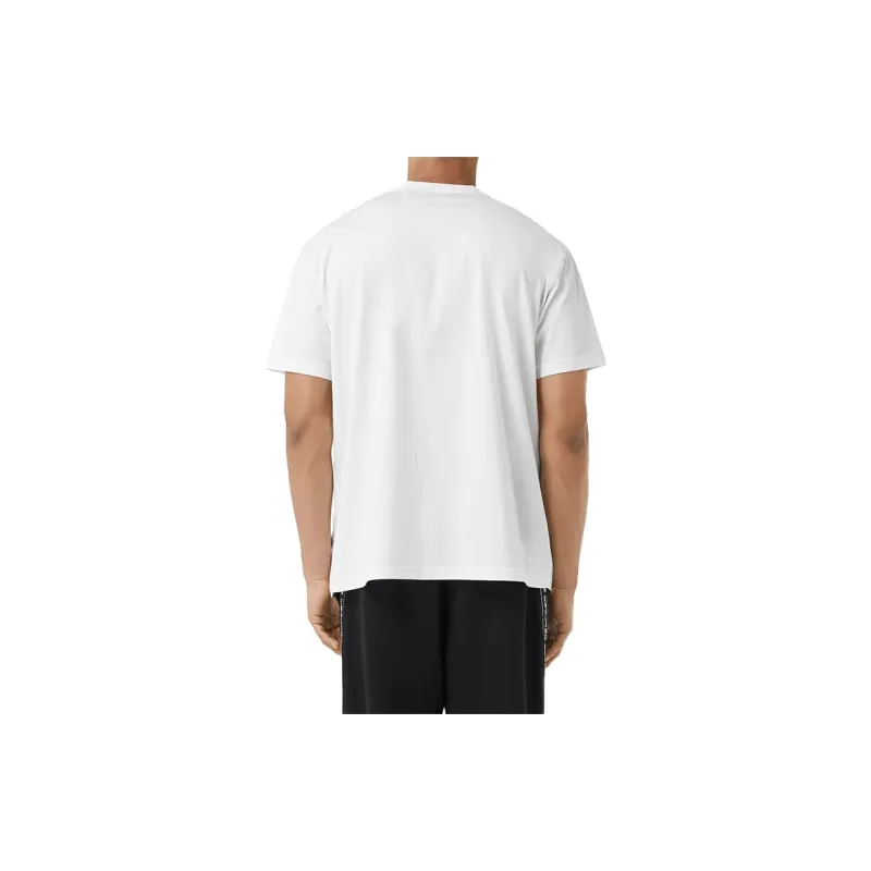 Burberry T Shirts Men White-2