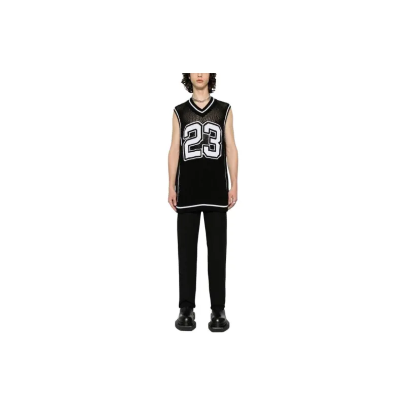 OFF WHITE Vest, Regular Fit Men's Black-4