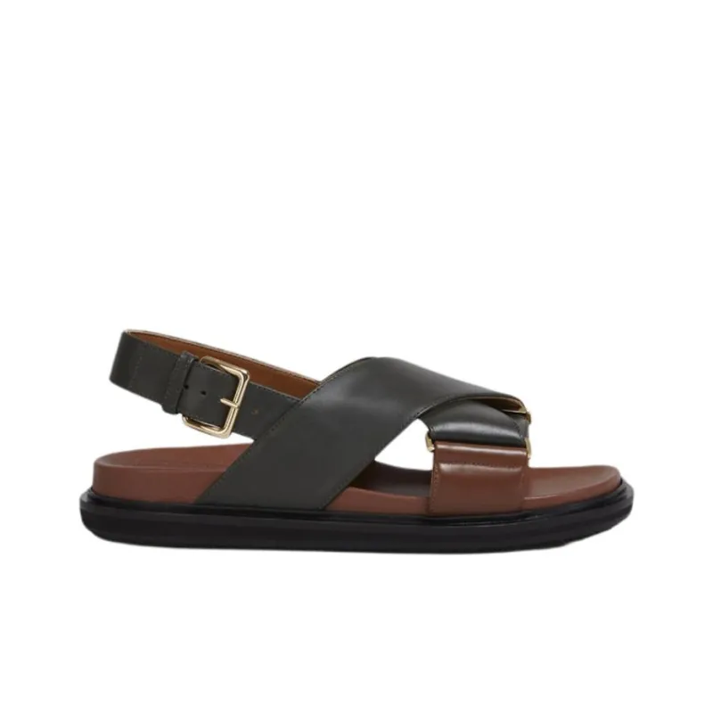 MARNI One Strap Sandals Women's Dark Blue-1