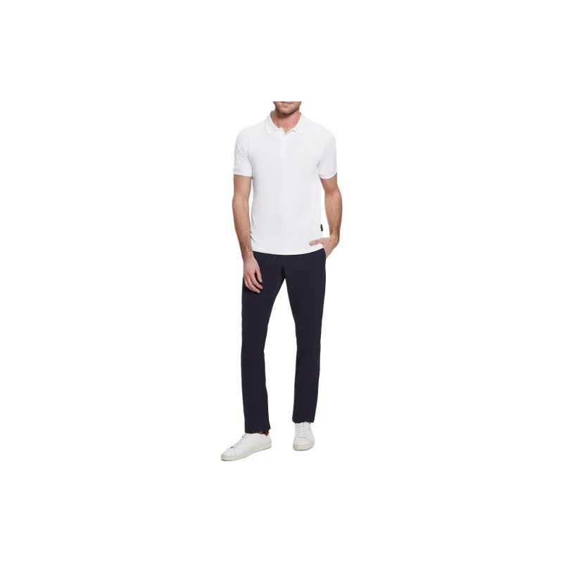 GUESS Tech-Stretch Polo Polo Shirt Men's White-3
