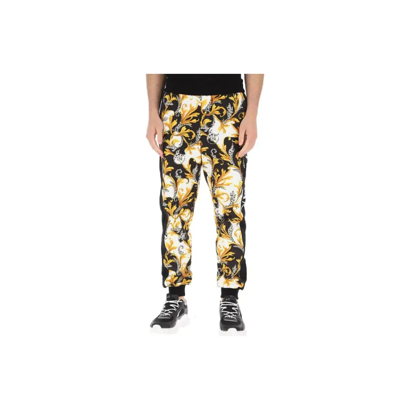 VERSACE Knitted Sweatpants Men's Multicolor-3