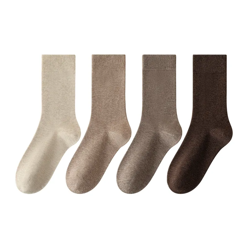 XXLLG Mid Calf Socks Women's 4 Pack-4