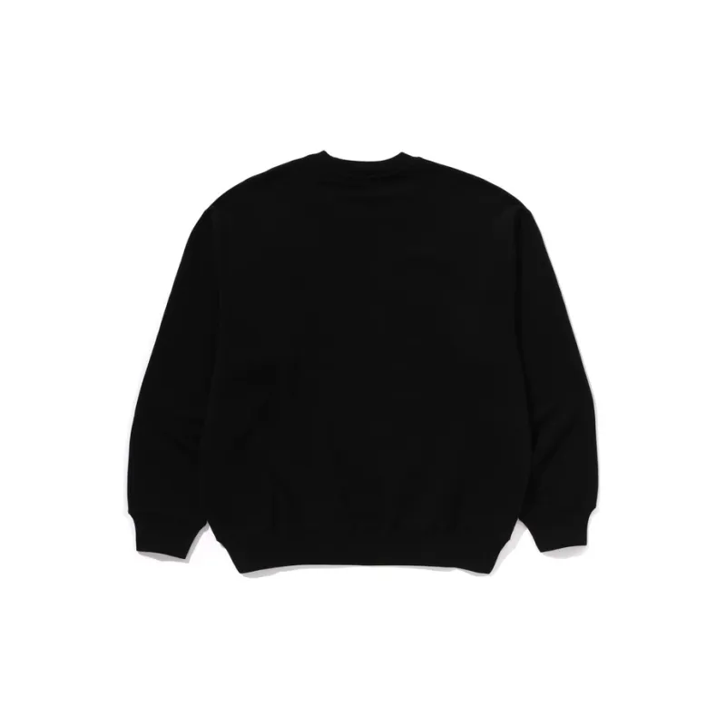 A BATHING APE One Point Relaxed Fit Crewneck Sweatshirt-3