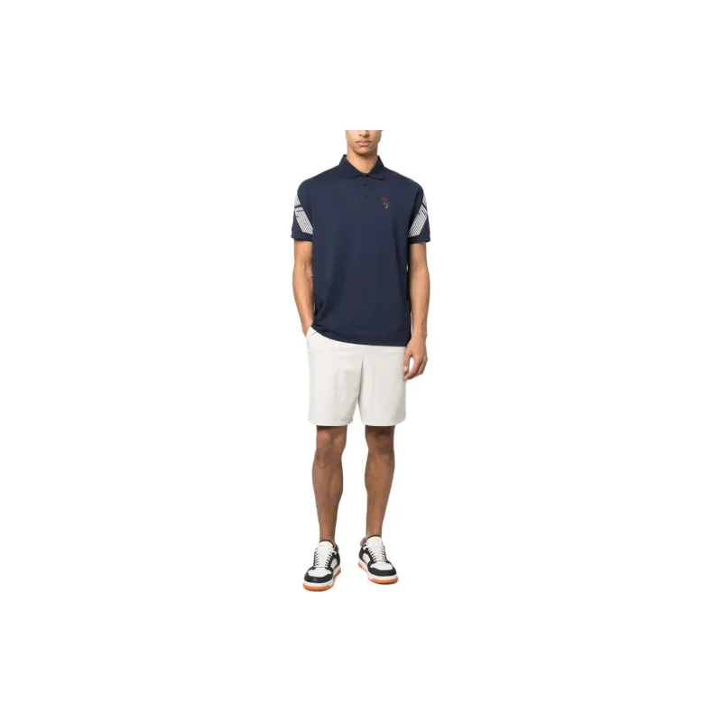 EMPORIO ARMANI Polo Shirts Men Blue-1