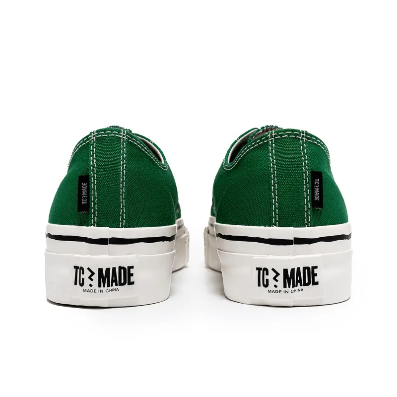 TC Low-Top Canvas Shoes Unisex Green-4