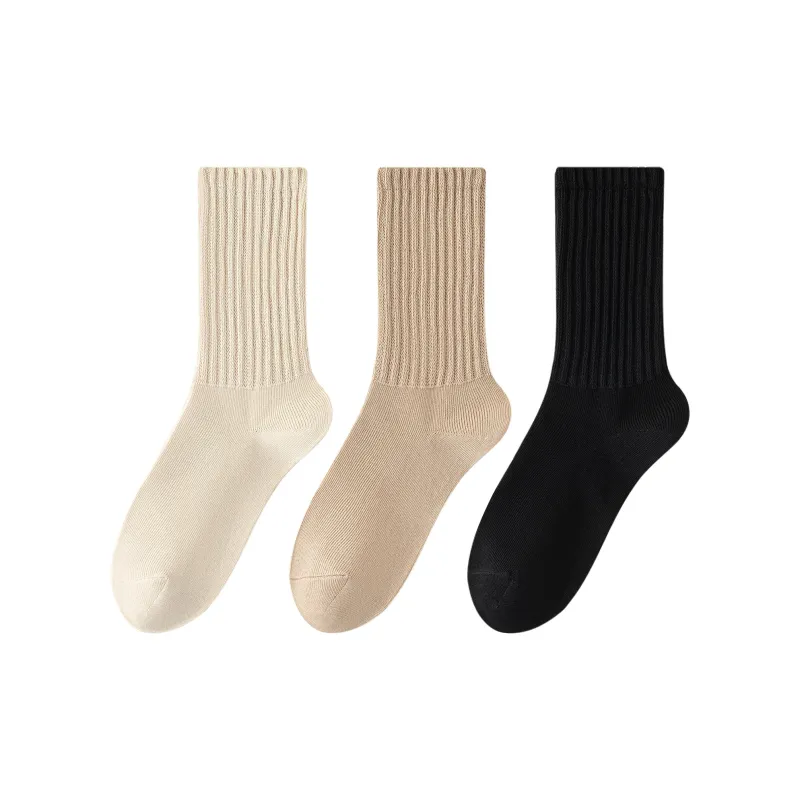 XXLLG Mid Calf Socks Men's 3 Pack-6