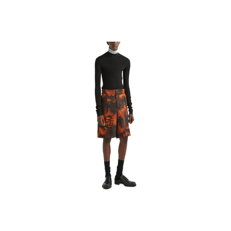 PRADA Casual Shorts Men Orange-1