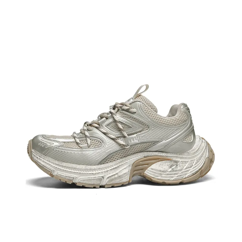 Stateof Stars Shock Absorbing, Non Slip, Wear Resistant, Breathable And Lightweight Low Top Chunky Sneakers Unisex-8