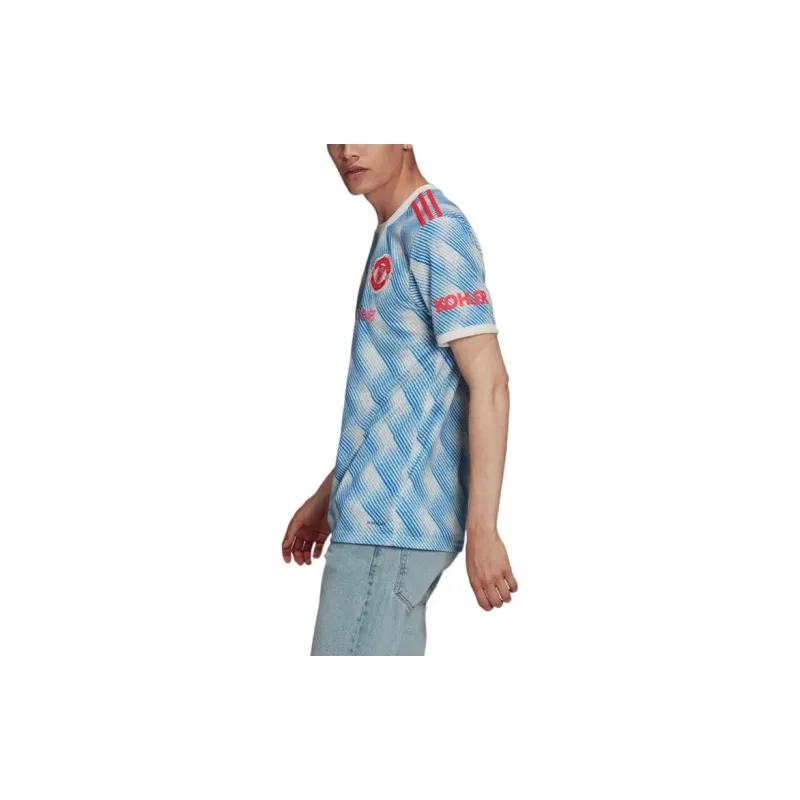 Adidas MANCHESTER UNITED THEATRE OF DREAMS Soccer Jersey Men's Blue-5