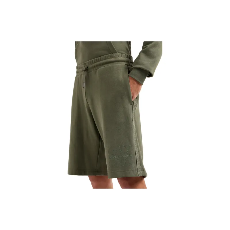 EMPORIO ARMANI EA7 SS24 Casual Shorts Men's Green-3