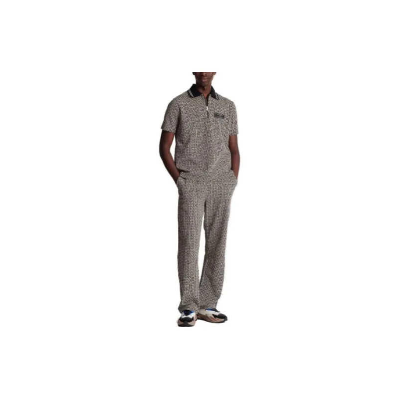 BALMAIN Casual Monogram Jacquard Trousers-2