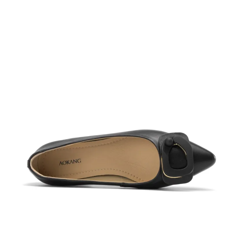 AOKANG Women's Casual Shoes Unlined Shoes 2.5cm Women's Black-10