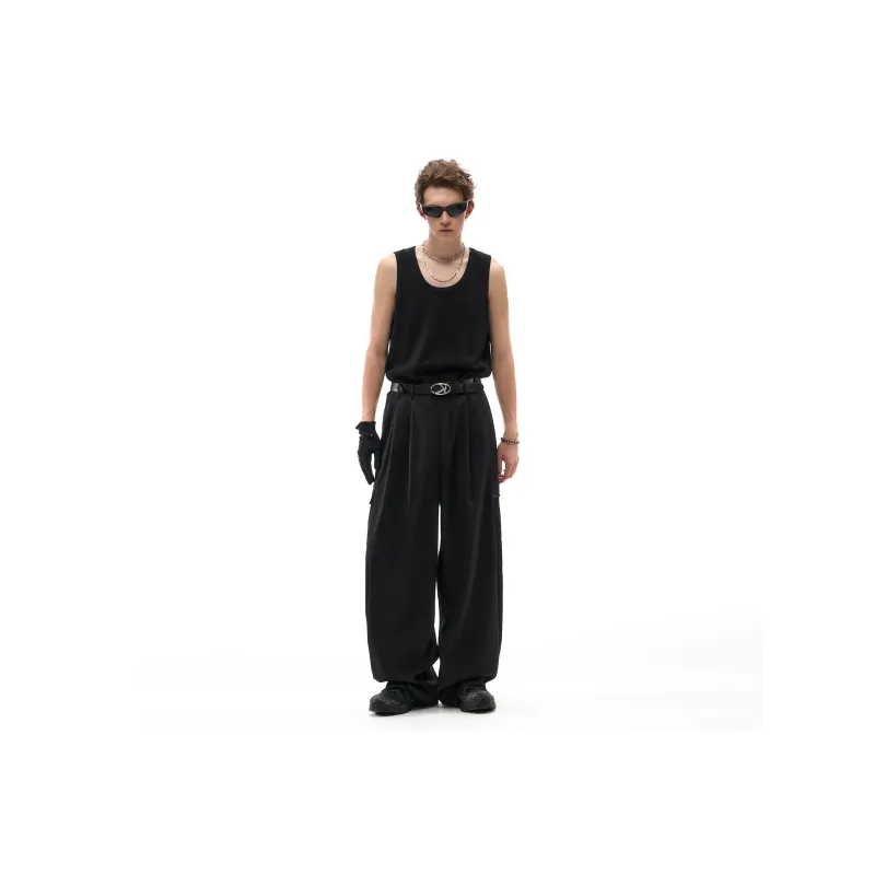 IMXS Casual Pants Unisex Black-3