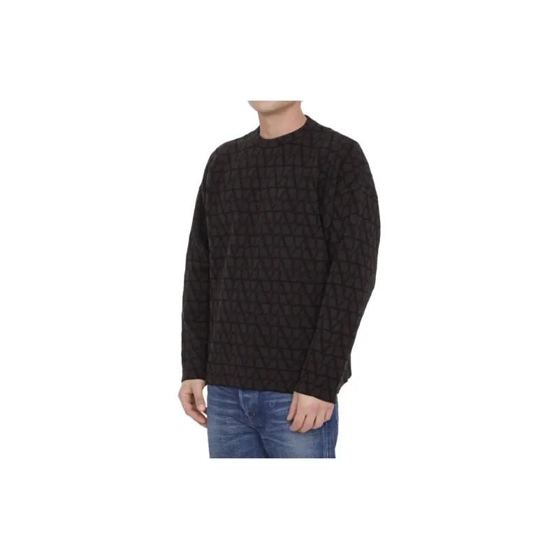 Valentino Allover Logo Knitwear-2