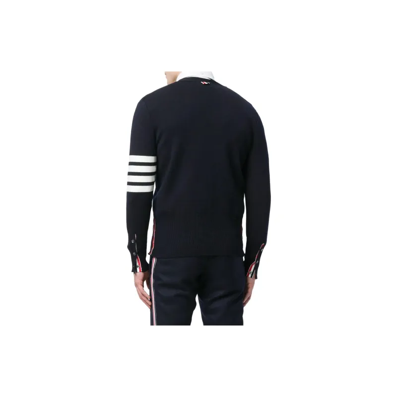 THOM BROWNE 4 Bar Milano Stitch Cardigan-2