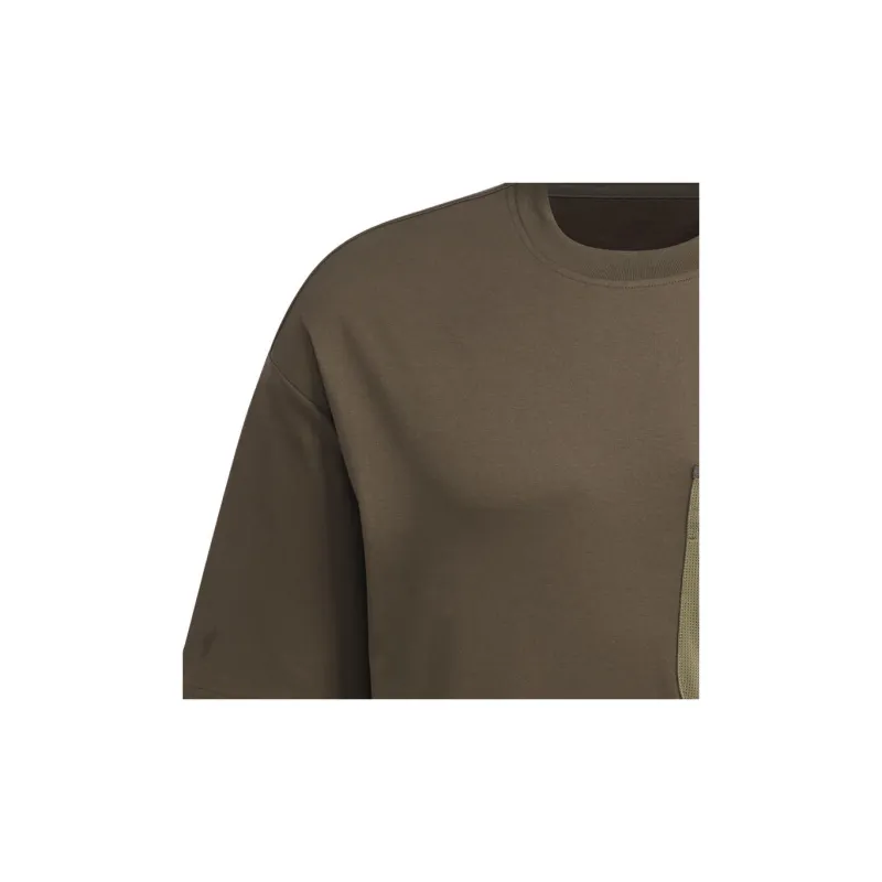 Adidas T Shirts Men Brown-2