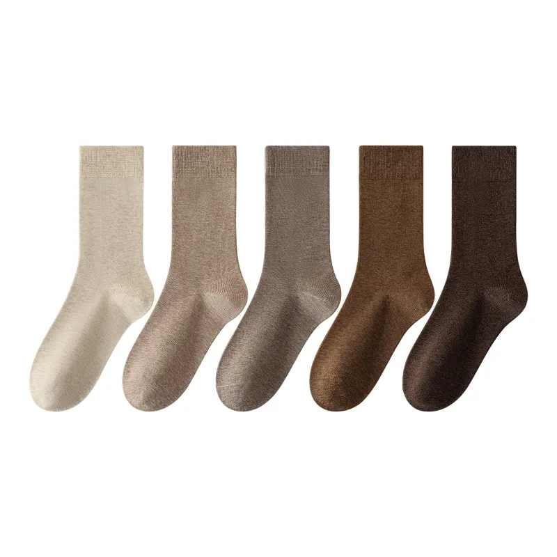 XXLLG Mid Calf Socks Women's 5 Pack-3