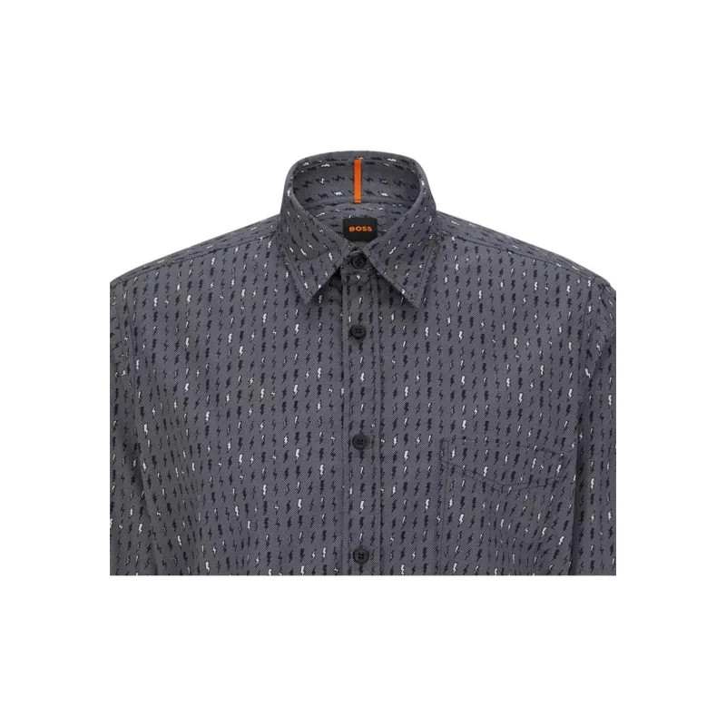 HUGO BOSS Shirts Men Dark Gray-5