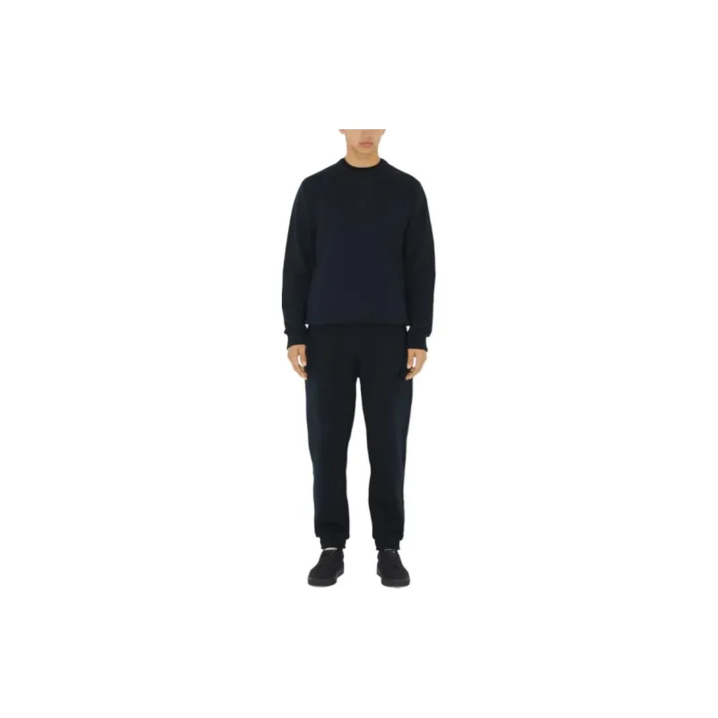 Burberry EKD embroidered Cotton Track Pants-1
