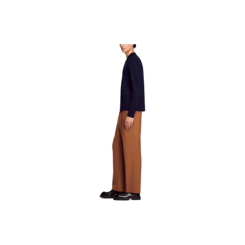 Sandro Polo Yaka Triko Knitwear Men's Midnight Blue-3