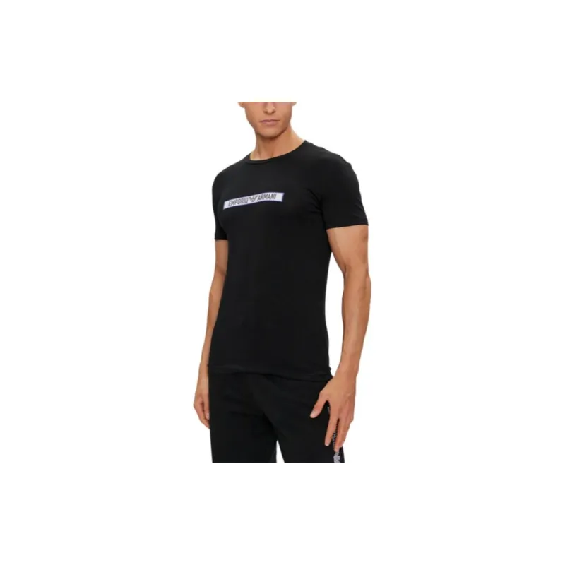 EMPORIO ARMANI SS24 T Shirt Men's Black-3